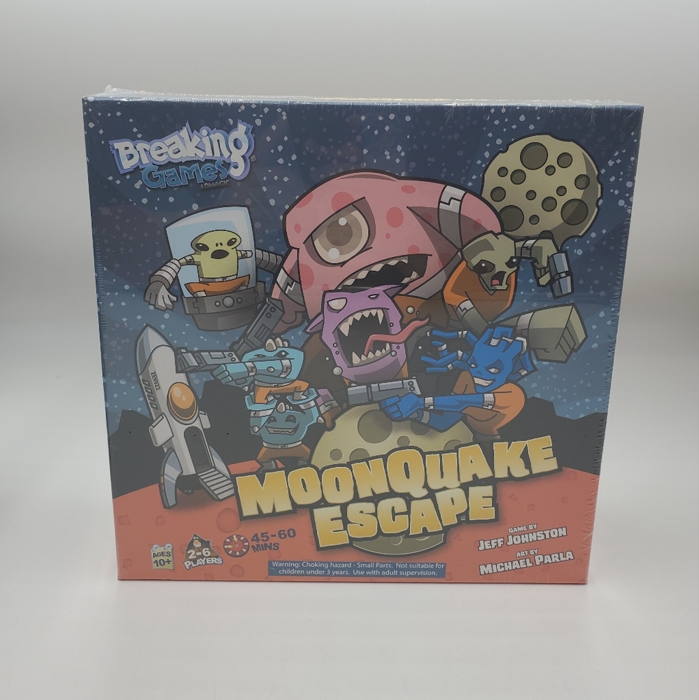 Moonquake Escape Strategy Board Game Breaking Games 2-6 Player